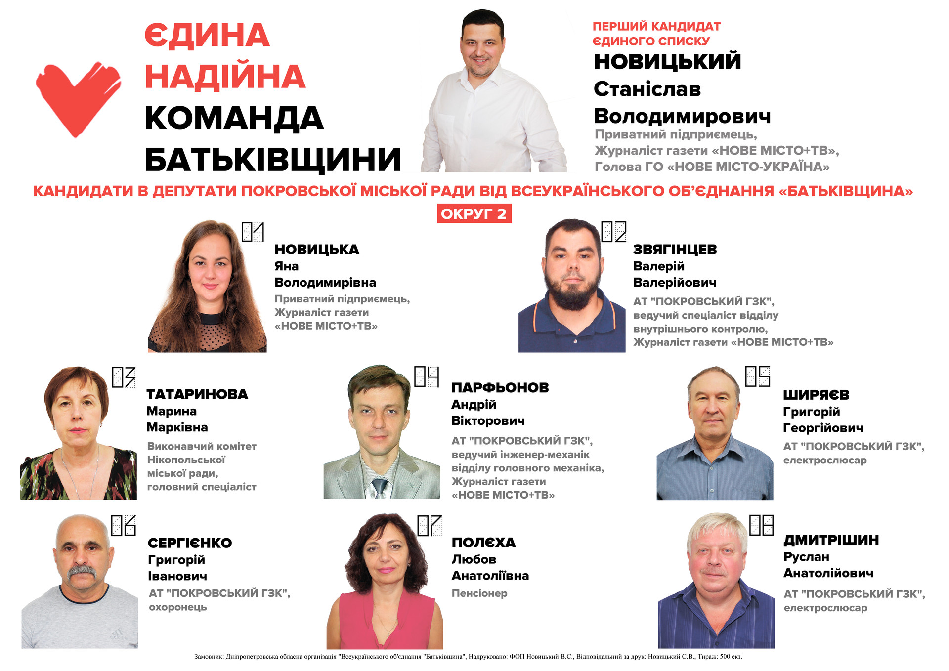 знайомтесь: кандидати у депутати покровської міської ради від всеукраїнського обєднання батьківщина - зображення 2